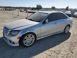 Salvage cars for sale at Antelope, CA auction: 2008 Mercedes-Benz C300