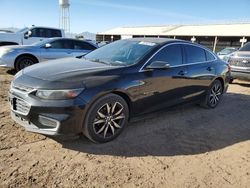 Chevrolet salvage cars for sale: 2017 Chevrolet Malibu LT