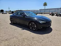 Salvage cars for sale from Copart Phoenix, AZ: 2022 Infiniti Q60 Luxe