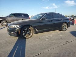 Salvage cars for sale at Grand Prairie, TX auction: 2017 BMW 530 XI