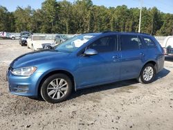 Salvage cars for sale at Savannah, GA auction: 2016 Volkswagen Golf Sportwagen S