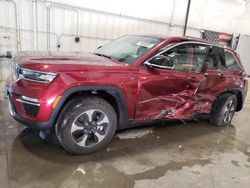 Salvage cars for sale at Avon, MN auction: 2022 Jeep Grand Cherokee Limited 4XE