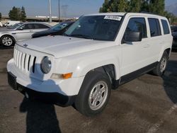 Salvage cars for sale at Rancho Cucamonga, CA auction: 2017 Jeep Patriot Sport