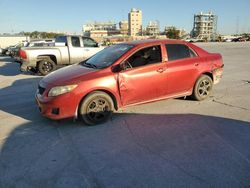 Salvage cars for sale at New Orleans, LA auction: 2009 Toyota Corolla Base