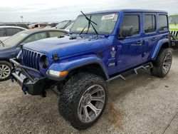 Jeep Wrangler Unlimited Sahara salvage cars for sale: 2020 Jeep Wrangler Unlimited Sahara