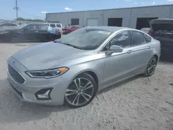 Ford salvage cars for sale: 2020 Ford Fusion Titanium