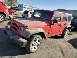 Jeep salvage cars for sale: 2010 Jeep Wrangler Unlimited Sport