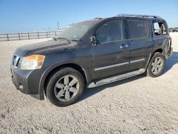 Salvage cars for sale at San Antonio, TX auction: 2012 Nissan Armada SV