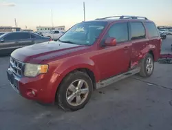 2011 Ford Escape Limited en venta en Grand Prairie, TX