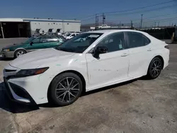 Salvage cars for sale from Copart Sun Valley, CA: 2022 Toyota Camry SE