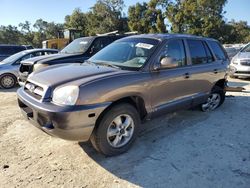 Salvage cars for sale from Copart Ocala, FL: 2005 Hyundai Santa FE GLS