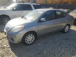 Nissan salvage cars for sale: 2012 Nissan Versa S