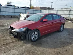 Salvage cars for sale at Chicago Heights, IL auction: 2019 Hyundai Elantra SEL