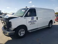 Salvage cars for sale from Copart Grand Prairie, TX: 2019 Chevrolet Express G2500