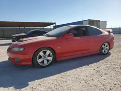 Carros salvage a la venta en subasta: 2005 Pontiac GTO