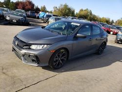 Honda salvage cars for sale: 2017 Honda Civic Sport