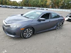 Salvage cars for sale at North Billerica, MA auction: 2016 Honda Civic EX