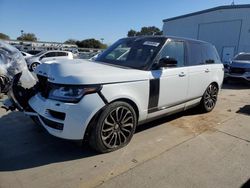 Land Rover salvage cars for sale: 2017 Land Rover Range Rover HSE