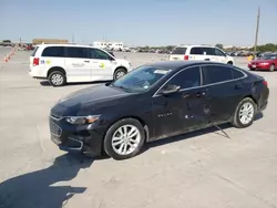 Salvage cars for sale at Grand Prairie, TX auction: 2018 Chevrolet Malibu LT