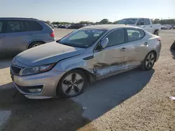 Salvage cars for sale at San Antonio, TX auction: 2012 KIA Optima Hybrid