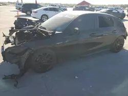 Salvage cars for sale at Grand Prairie, TX auction: 2022 Honda Civic Sport