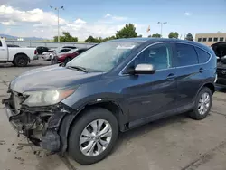 Honda salvage cars for sale: 2013 Honda CR-V EX