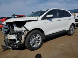 Salvage cars for sale at Woodhaven, MI auction: 2018 Ford Edge SEL