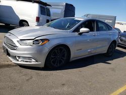 Salvage cars for sale at Hayward, CA auction: 2018 Ford Fusion SE Hybrid