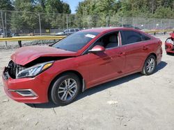 Salvage cars for sale at Waldorf, MD auction: 2017 Hyundai Sonata SE