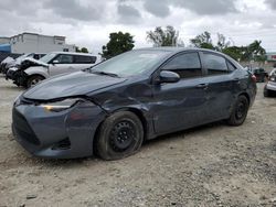 Salvage cars for sale at auction: 2017 Toyota Corolla L