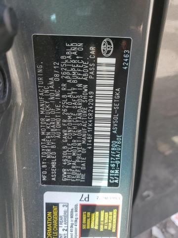 2012 Toyota Camry Base