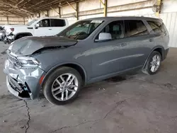 Dodge Durango gt Vehiculos salvage en venta: 2022 Dodge Durango GT