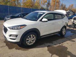 Salvage cars for sale at Moncton, NB auction: 2021 Hyundai Tucson Limited