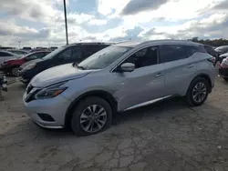 Nissan salvage cars for sale: 2018 Nissan Murano S