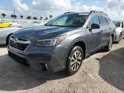 Salvage cars for sale at Arcadia, FL auction: 2020 Subaru Outback Premium