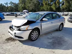 Salvage cars for sale at Ocala, FL auction: 2013 Nissan Sentra S