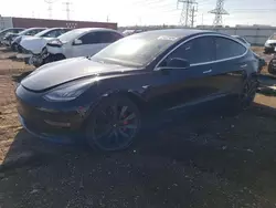 Salvage cars for sale at Elgin, IL auction: 2020 Tesla Model 3