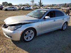 Salvage cars for sale at San Martin, CA auction: 2009 BMW 528 I