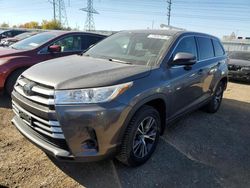 Toyota salvage cars for sale: 2017 Toyota Highlander LE