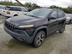 2017 Jeep Cherokee Trailhawk en venta en Riverview, FL