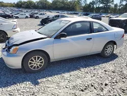 Salvage cars for sale at Byron, GA auction: 2001 Honda Civic HX