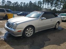 Salvage cars for sale at Harleyville, SC auction: 2001 Mercedes-Benz CLK 320