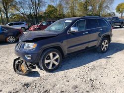 Salvage cars for sale at Cicero, IN auction: 2015 Jeep Grand Cherokee Limited