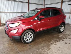 Ford salvage cars for sale: 2020 Ford Ecosport SE