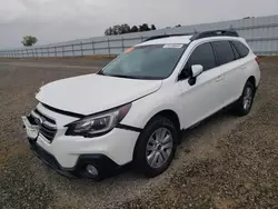 Salvage cars for sale at Anderson, CA auction: 2018 Subaru Outback 2.5I Premium