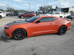 Salvage cars for sale at Riverview, FL auction: 2021 Chevrolet Camaro LZ