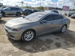 Salvage cars for sale at Dyer, IN auction: 2017 Chevrolet Malibu LT