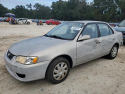 Salvage cars for sale from Copart Ocala, FL: 2001 Toyota Corolla CE