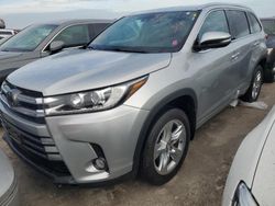 Salvage cars for sale at Riverview, FL auction: 2017 Toyota Highlander Limited