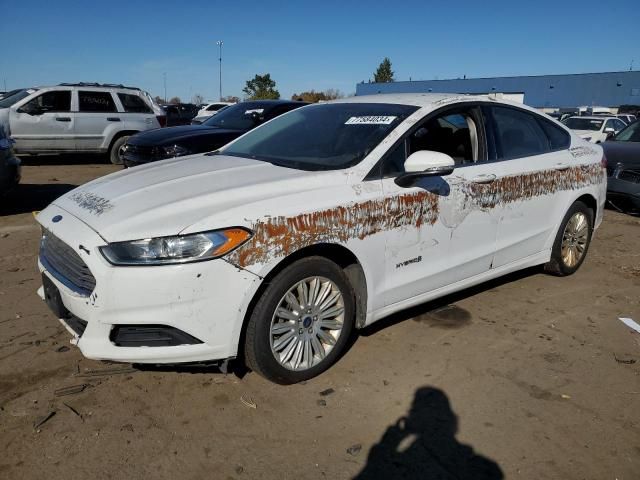 2014 Ford Fusion SE Hybrid